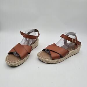 Lane Bryant Brown Sandals